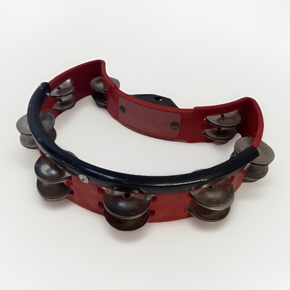 Rhythm Tech Tambourine, RED, Regular (DST 30) - Picture 4 of 5